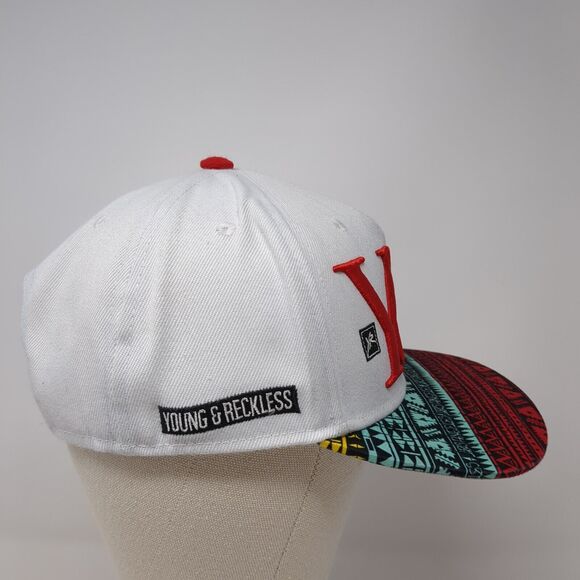 Y&R Young & Reckless Snapback Hat Multicolor OS Adjustable Embroidered Aztec - Picture 4 of 8